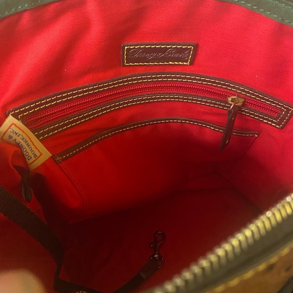 Dooney & Bourke Ostrich Bristol Florentine Leather  with Dooney Charms - Picture 4 of 16